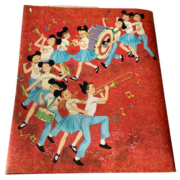 Vintage Walt Disney Mouseketeer Cut Outs Paper Doll Clothes Incomplete READ - Picture 2 of 10